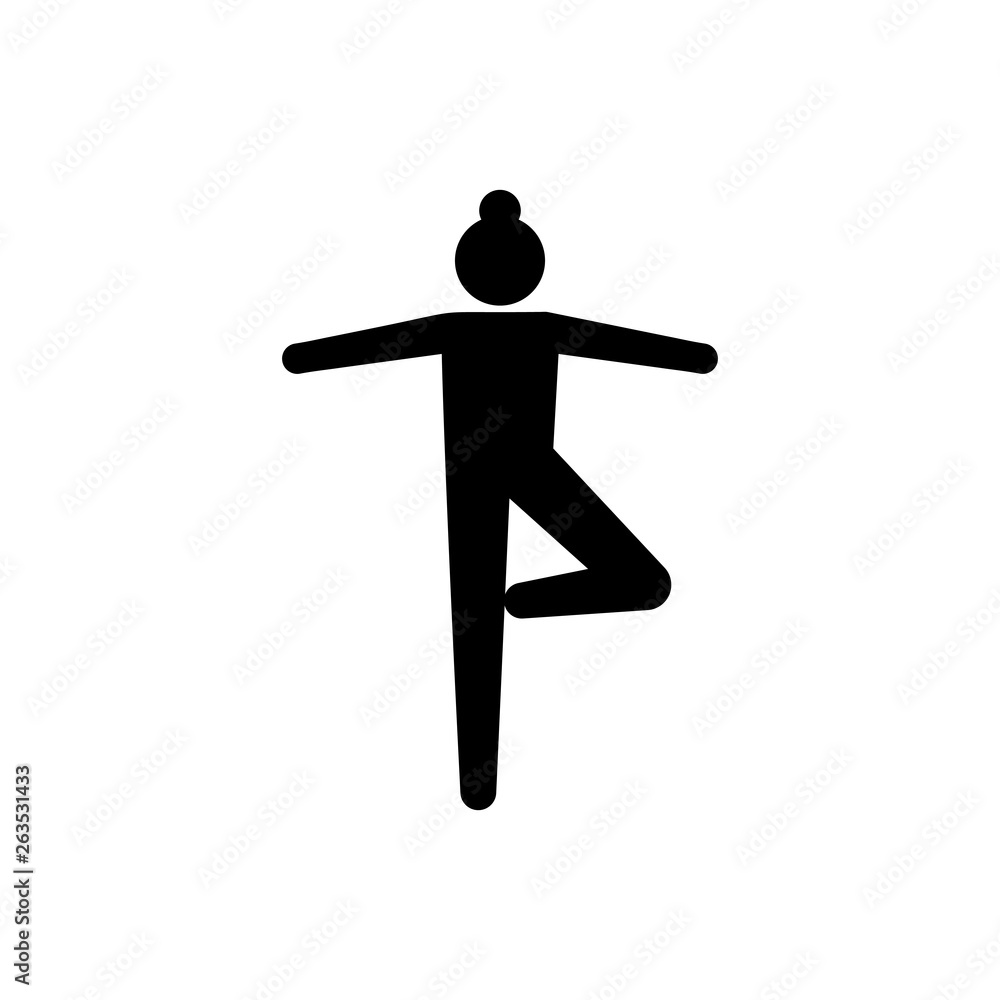 Women, yoga, position icon. Element of yoga position icon. Premium quality graphic design icon. Signs and symbols collection icon for websites