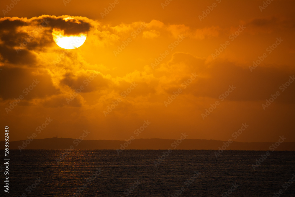 Sunrise in Mozambique