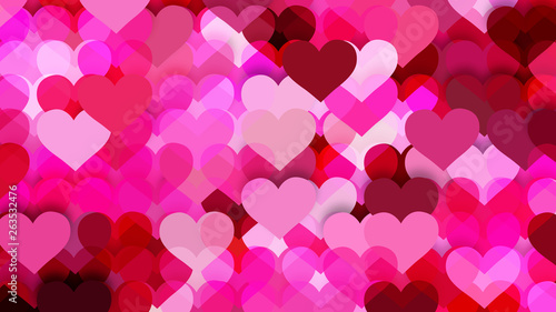Pink Valentines Day Background