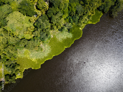 Fotografía aérea de la Charca de Guarinocito La Dorada, Caldas (Antioquia) photo