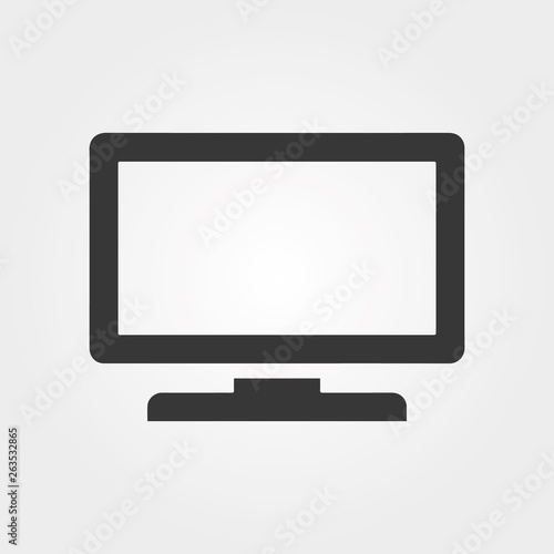 Vector Desktop Computer Icon