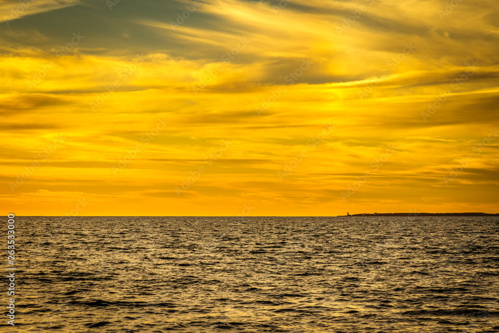 Obraz premium Coastal shoreline seascapes of Nova Scotia.