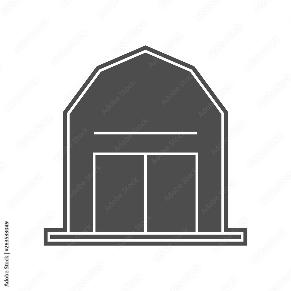garden fence icon. Element of minimalistic for mobile concept and web apps icon. Glyph, flat icon for website design and development, app development