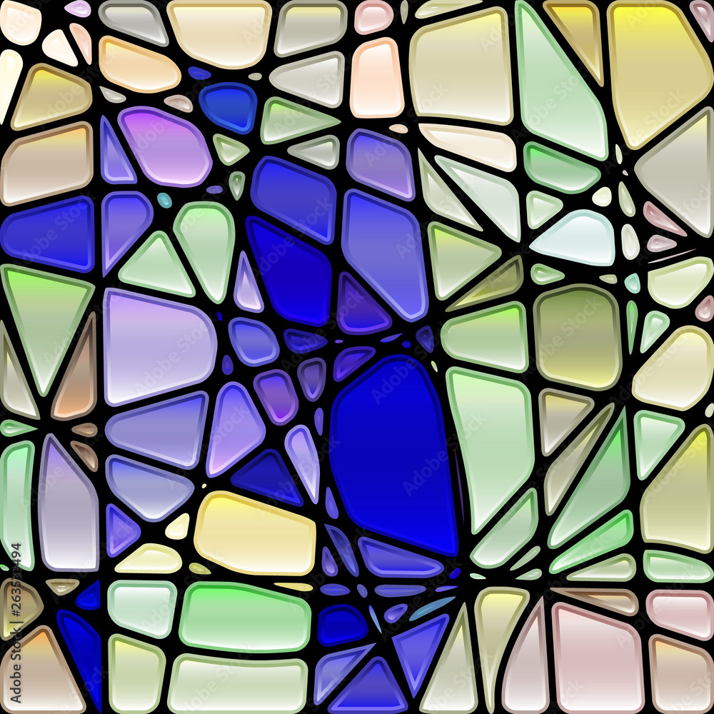 abstract vector stained-glass mosaic background abstract vector stained-glass mosaic background