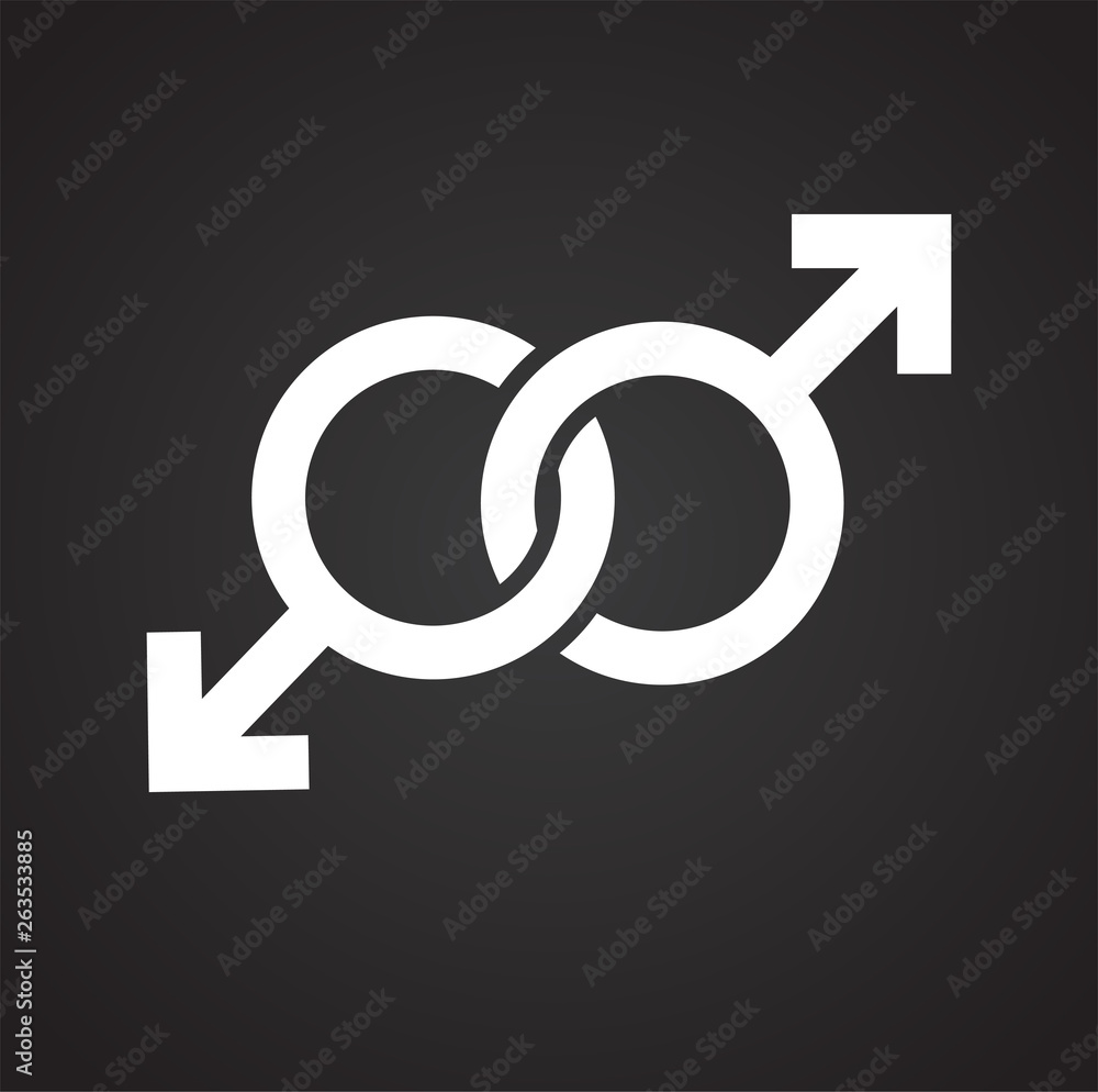 Gender icon on background for graphic and web design. Simple vector sign. Internet concept symbol for website button or mobile app. Gender icon on background for graphic and web design. Simple vector sign. Internet concept symbol for website button or mobile app.