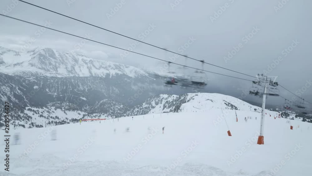 Ski resort timelapse Ski resort timelapse