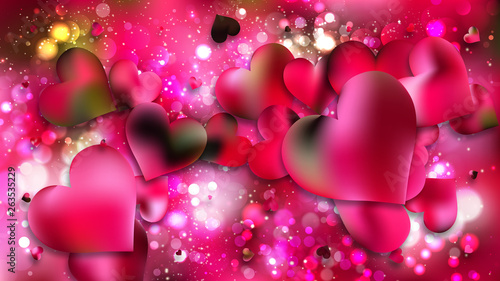 Pink Valentines Day Background