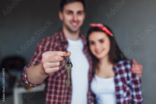 Couple lottery win keys for new home!
