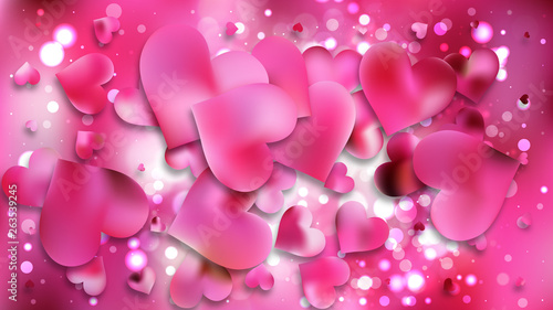 Pink Valentines Background