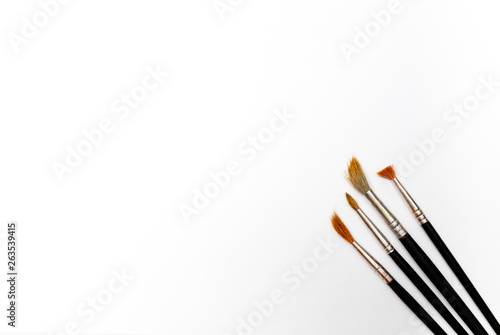 brushes isolated on white background