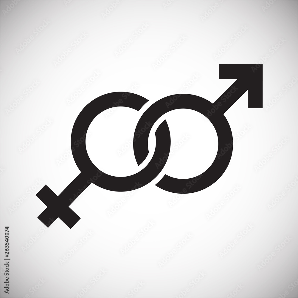Gender icon on background for graphic and web design. Simple vector sign. Internet concept symbol for website button or mobile app. Gender icon on background for graphic and web design. Simple vector sign. Internet concept symbol for website button or mobile app.