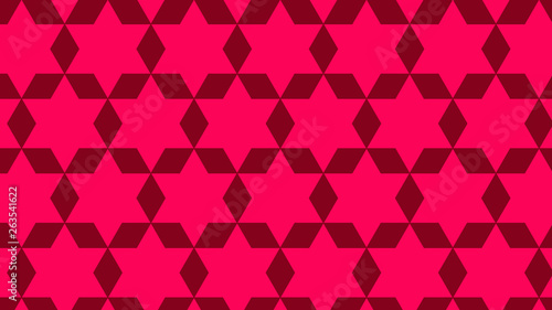 Folly Pink Star Pattern Background Vector Art