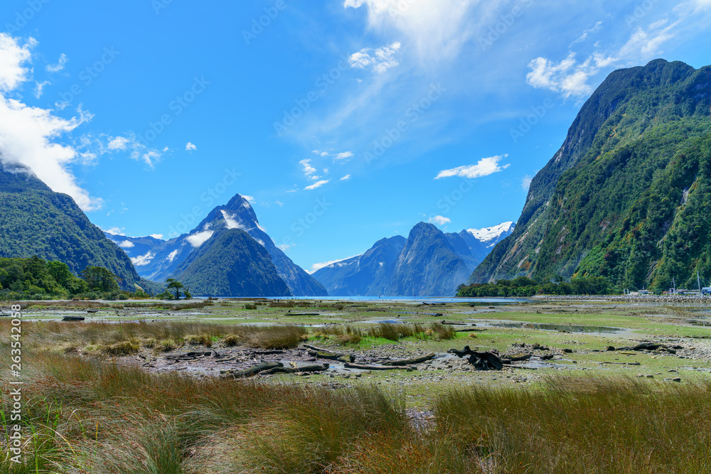 mountains in the clouds, milford sound, fiordland, new zealand 32