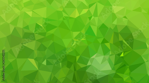Abstract Green Polygon Background Vector