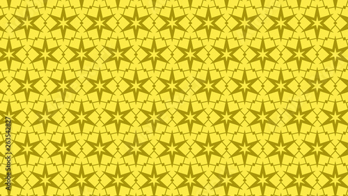 Gold Star Pattern Background