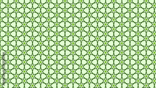Green Star Pattern