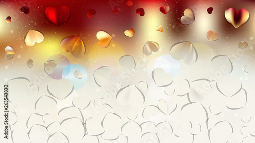 Red and White Valentine Background