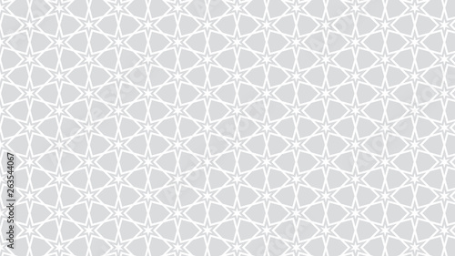 White Seamless Stars Pattern Background