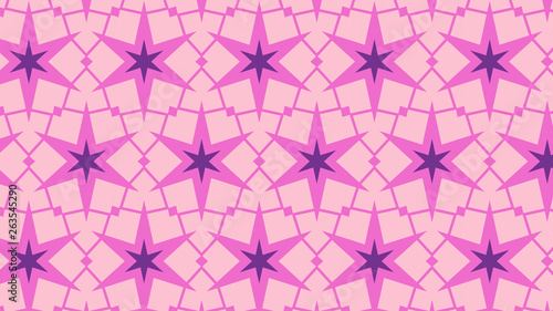 Purple Seamless Stars Pattern