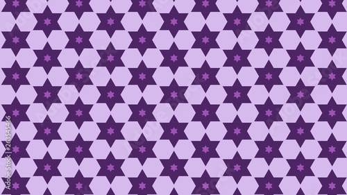 Purple Seamless Stars Pattern Image
