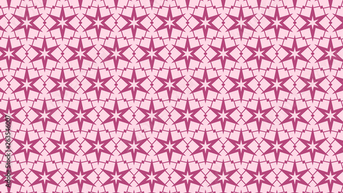 Pink Seamless Stars Pattern