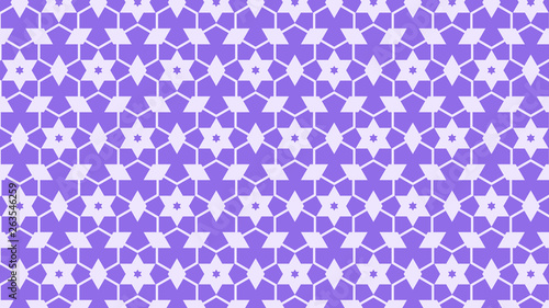 Violet Stars Background Pattern Illustrator