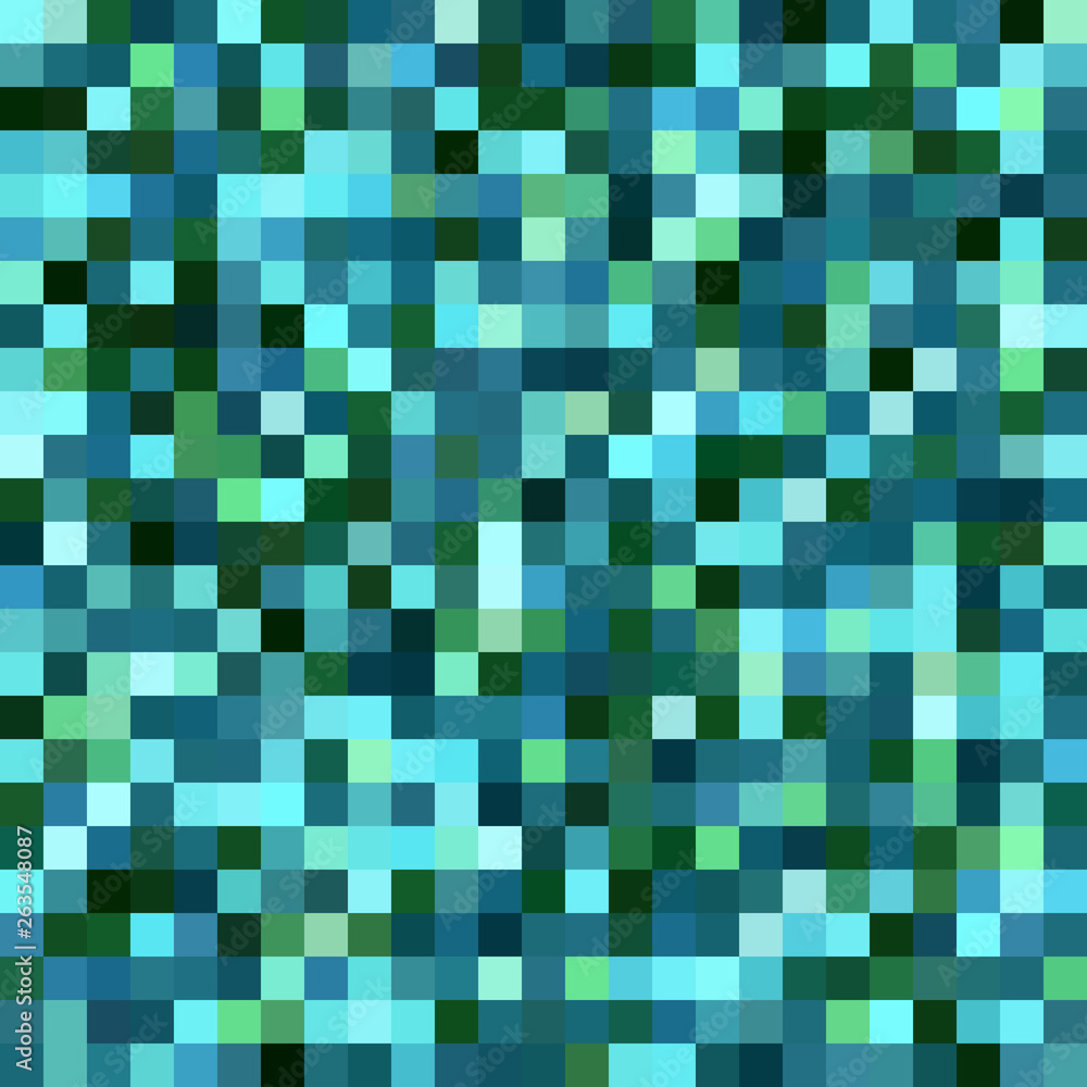 Seamless abstract background with green, blue squares, vector illustration Seamless abstract background with green, blue squares, vector illustration
