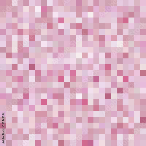 Seamless abstract background with pastel pink   squares  vector illustration