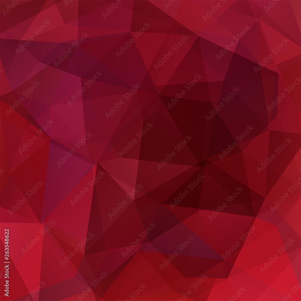 Abstract background consisting of red triangles. Geometric design for business presentations or web template banner flyer. Vector illustration Abstract background consisting of red triangles. Geometric design for business presentations or web template banner flyer. Vector illustration