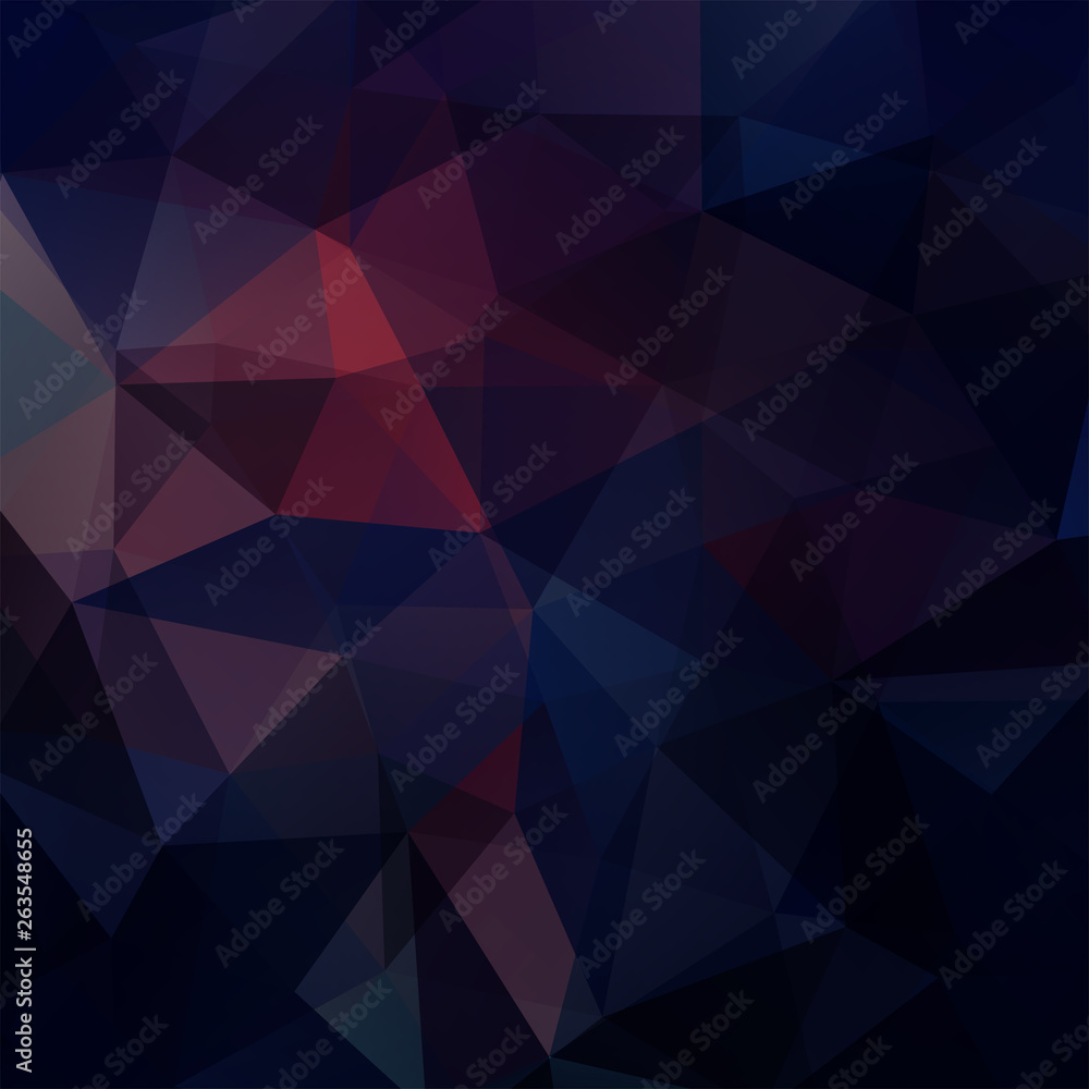Background made of dark blue, purple triangles. Square composition with geometric shapes. Eps 10 Background made of dark blue, purple triangles. Square composition with geometric shapes. Eps 10