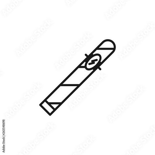 Quit smoking, electron cigar icon. Element of quit smoking icon. Thin line icon for website design and development, app development. Premium icon