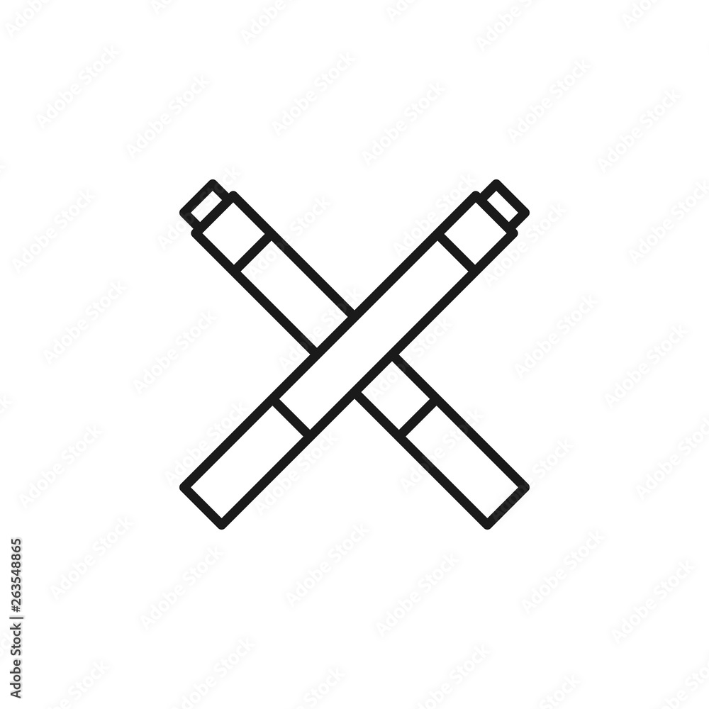 Quit smoking, cigarettes icon. Element of quit smoking icon. Thin line icon for website design and development, app development. Premium icon Quit smoking, cigarettes icon. Element of quit smoking icon. Thin line icon for website design and development, app development. Premium icon