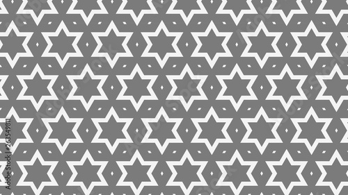 Grey Star Pattern
