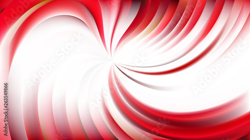 Abstract Red and White Swirl Background