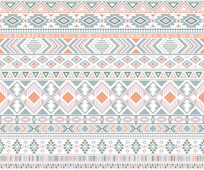 Fototapete Ethno-Muster Geometrische Ethno Motive im Stammesstil  © SunwArt