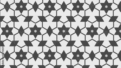 Grey Seamless Stars Background Pattern Image