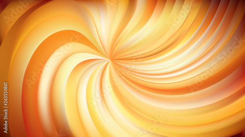 Abstract Orange Swirl Background Vector Image
