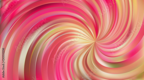 Abstract Pink and Yellow Swirl Background