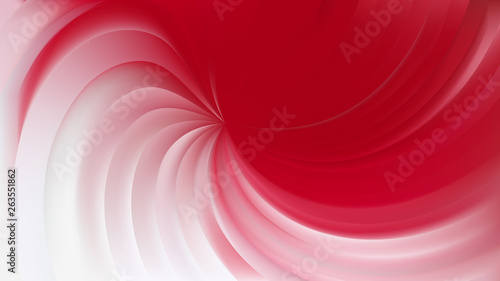 Abstract Red and White Swirl Background Vector Image