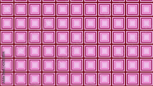 Pink Concentric Squares Background Pattern