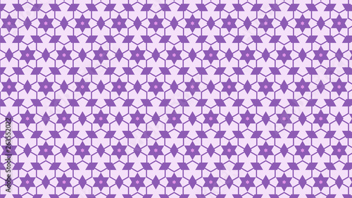 Purple Star Pattern Vector