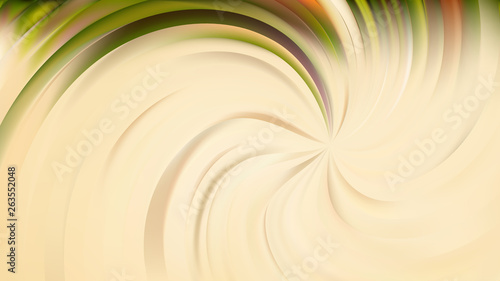 Abstract Green and Beige Swirl Background Image