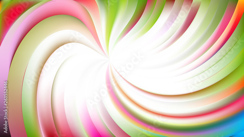 Abstract Colorful Swirl Background