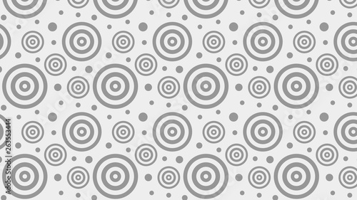 Light Grey Concentric Circles Pattern Illustrator