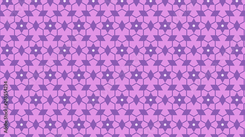 Lilac Stars Background Pattern