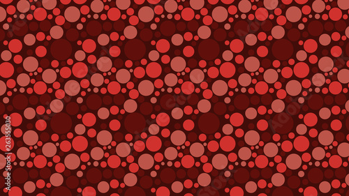 Dark Red Seamless Scattered Dots Pattern Vector Image