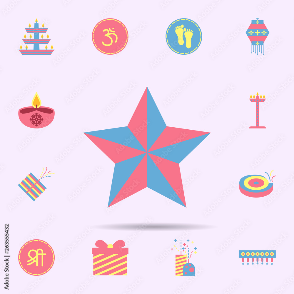 decorations light star icon. diwali icons universal set for web and mobile decorations light star icon. diwali icons universal set for web and mobile