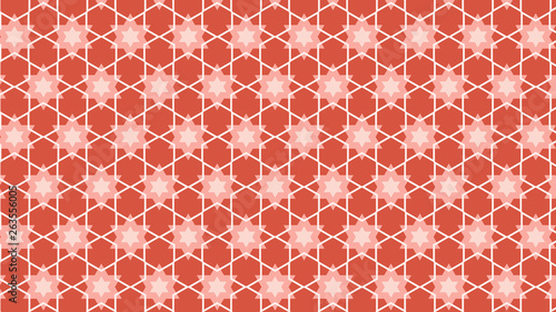 Red Seamless Stars Pattern