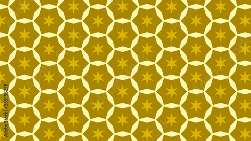 Yellow Seamless Star Pattern