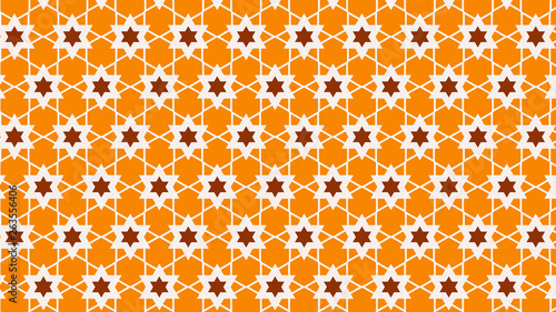 Orange Star Pattern